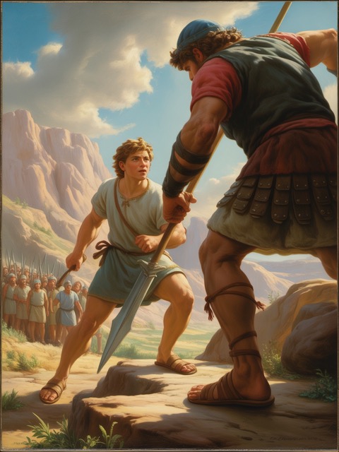 David and Goliath